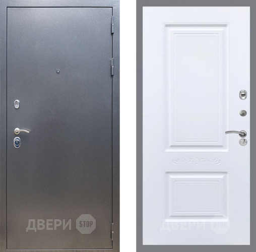 Входная металлическая Дверь Рекс (REX) 11 Смальта Силк Сноу в Химках
