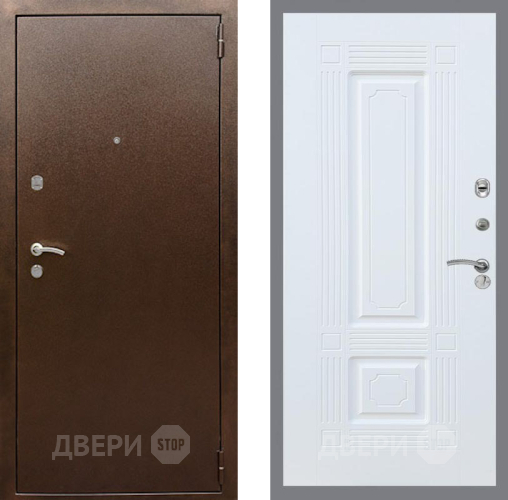 Дверь Рекс (REX) 1А Медный Антик FL-2 Силк Сноу в Химках