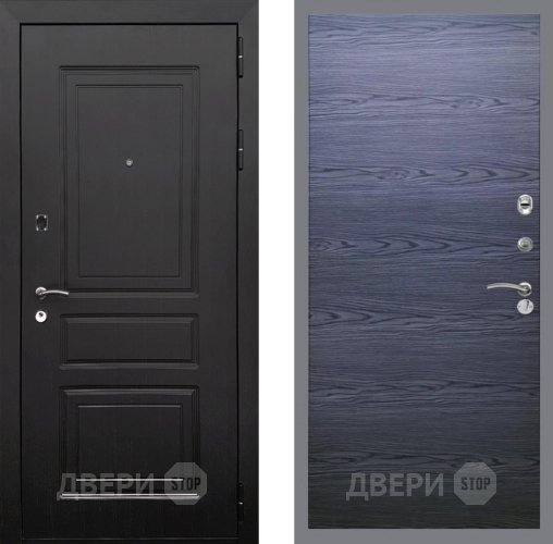 Дверь Рекс (REX) 6 Венге GL Дуб тангенальный черный в Химках