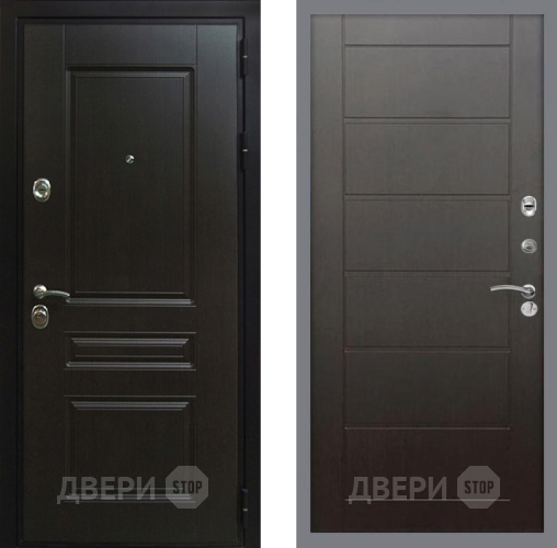 Входная металлическая Дверь Рекс (REX) Премиум-Н Сити Венге в Химках