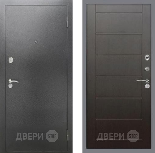 Дверь Рекс (REX) 2А Серебро Антик Сити Венге в Химках