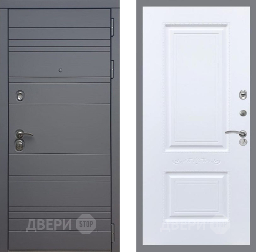 Входная металлическая Дверь Рекс (REX) 14 силк титан Смальта Силк Сноу в Химках