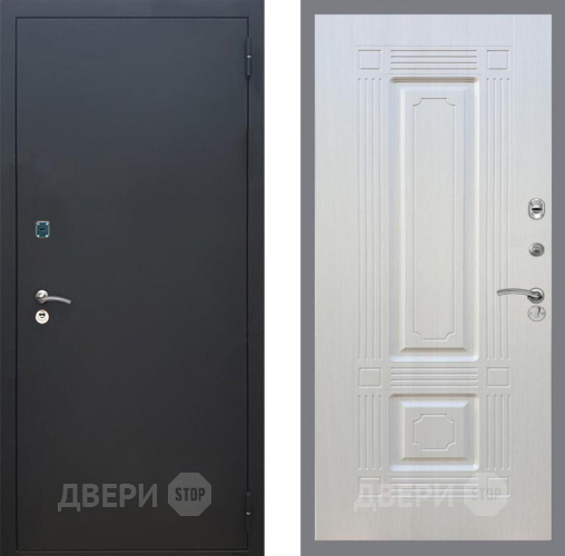 Дверь Рекс (REX) 1A Черный Муар FL-2 Лиственница беж в Химках
