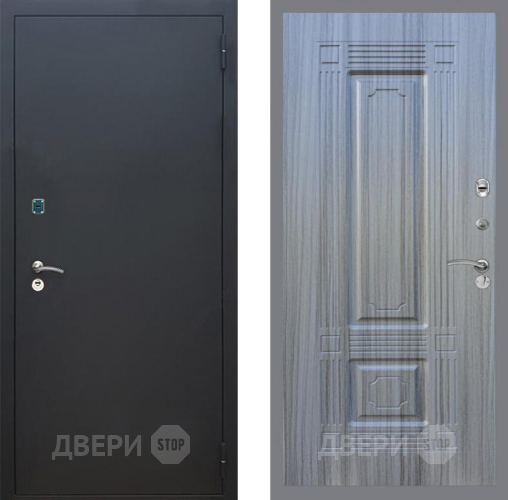 Дверь Рекс (REX) 1A Черный Муар FL-2 Сандал грей в Химках