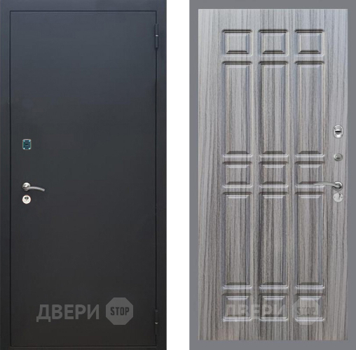 Дверь Рекс (REX) 1A Черный Муар FL-33 Сандал грей в Химках