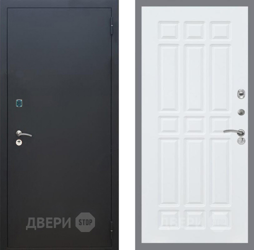 Дверь Рекс (REX) 1A Черный Муар FL-33 Силк Сноу в Химках