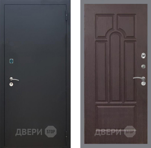 Дверь Рекс (REX) 1A Черный Муар FL-58 Венге в Химках