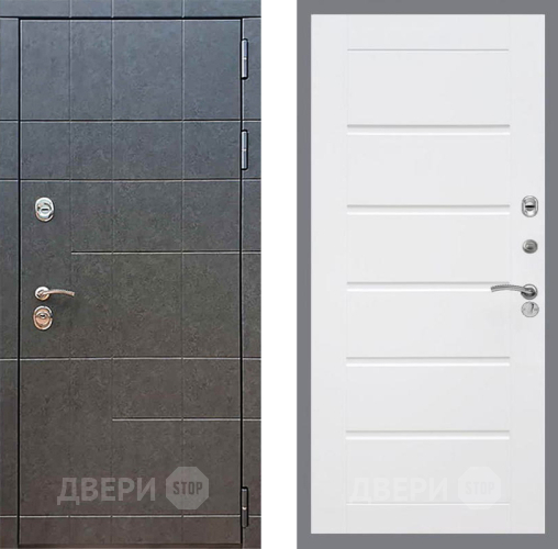 Входная металлическая Дверь Рекс (REX) 21 Сити Белый ясень в Химках