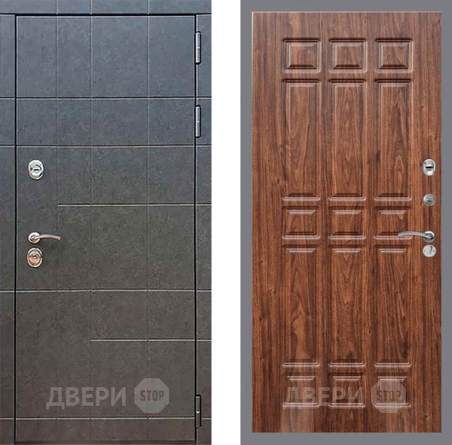 Входная металлическая Дверь Рекс (REX) 21 FL-33 орех тисненый в Химках