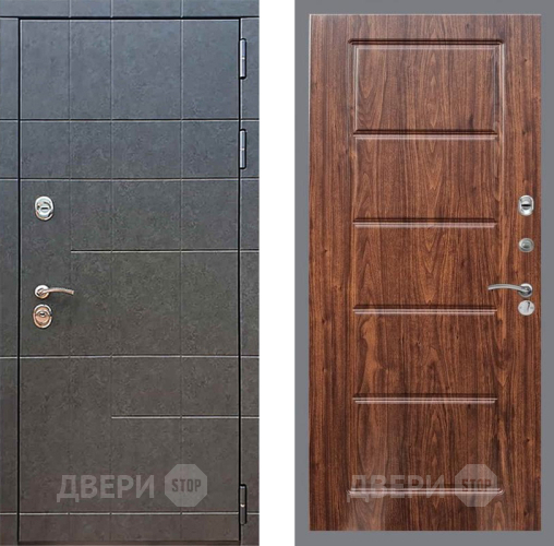 Входная металлическая Дверь Рекс (REX) 21 FL-39 орех тисненый в Химках