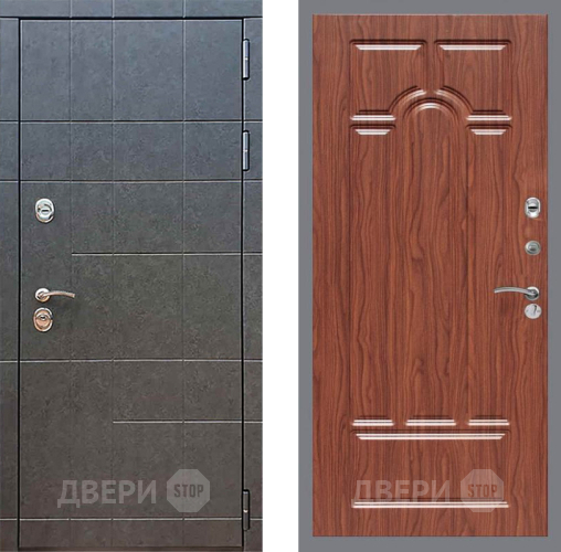 Дверь Рекс (REX) 21 FL-58 орех тисненый в Химках