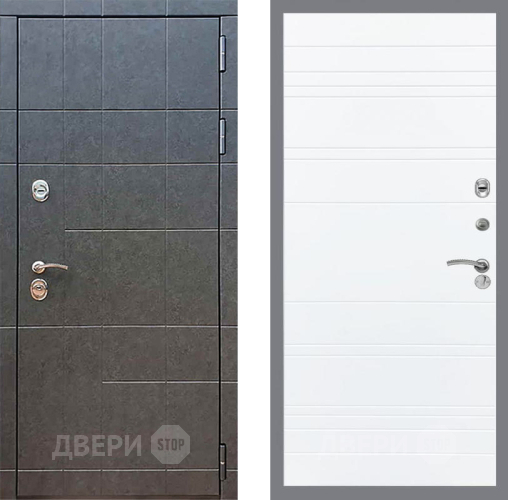 Дверь Рекс (REX) 21 Line Силк Сноу в Химках