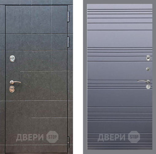 Дверь Рекс (REX) 21 Line Силк титан в Химках