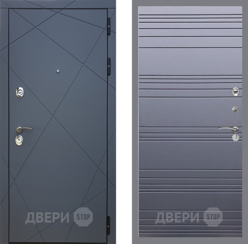 Дверь Рекс (REX) 13 Силк Титан Line Силк титан в Химках