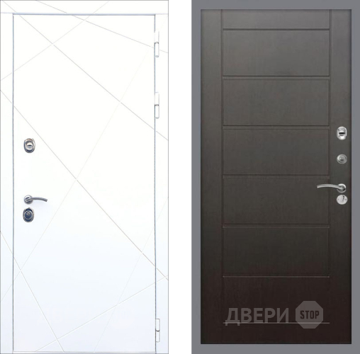 Дверь Рекс (REX) 13 Силк Сноу Сити Венге в Химках