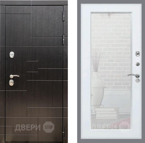 Дверь Рекс (REX) 20 Зеркало Пастораль Силк Сноу в Химках