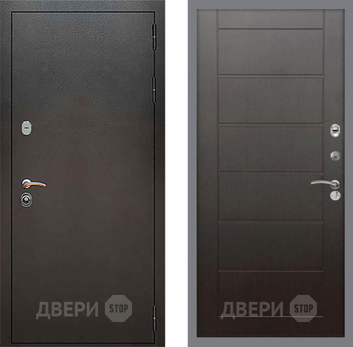 Дверь Рекс (REX) 5 Серебро Антик Сити Венге в Химках