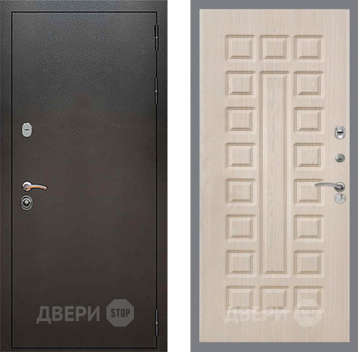 Дверь Рекс (REX) 5 Серебро Антик FL-183 Беленый дуб в Химках