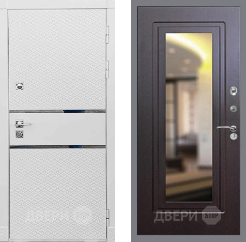Входная металлическая Дверь Рекс (REX) 15 Силк Сноу FLZ-120 Венге в Химках