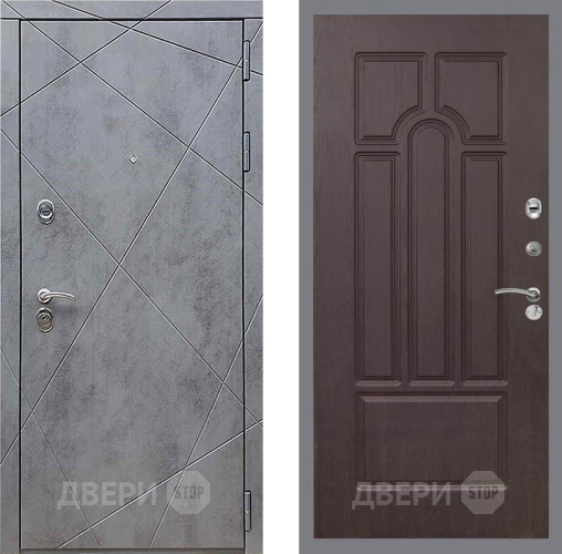 Дверь Рекс (REX) 13 Бетон Темный FL-58 Венге в Химках