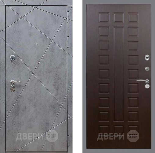 Дверь Рекс (REX) 13 Бетон Темный FL-183 Венге в Химках