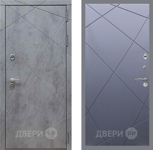 Дверь Рекс (REX) 13 Бетон Темный FL-291 Силк титан в Химках