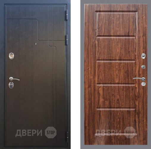 Дверь Рекс (REX) Премиум-246 FL-39 орех тисненый в Химках