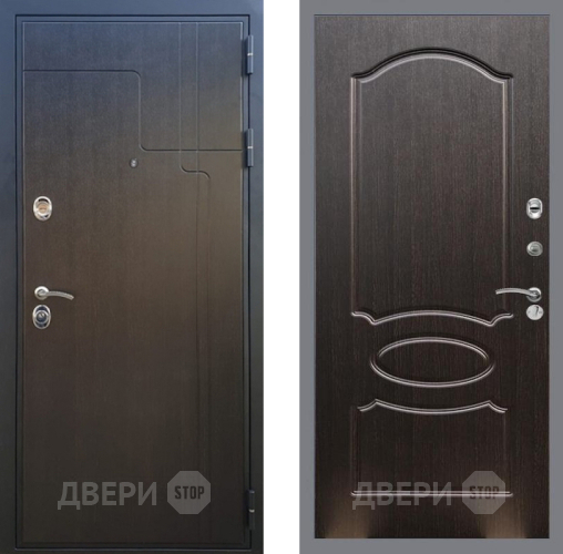 Входная металлическая Дверь Рекс (REX) Премиум-246 FL-128 Венге светлый в Химках