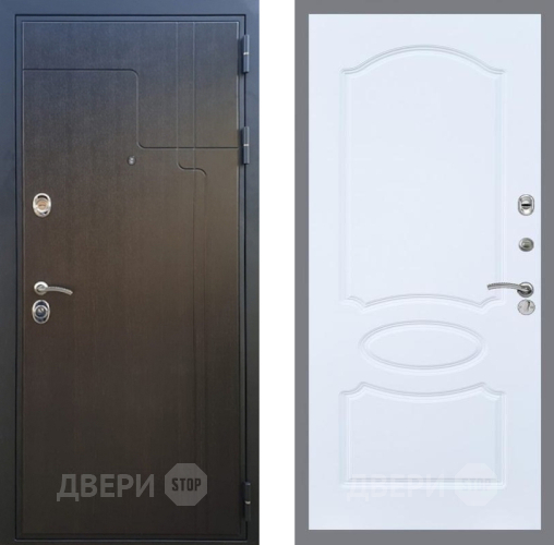 Входная металлическая Дверь Рекс (REX) Премиум-246 FL-128 Силк Сноу в Химках