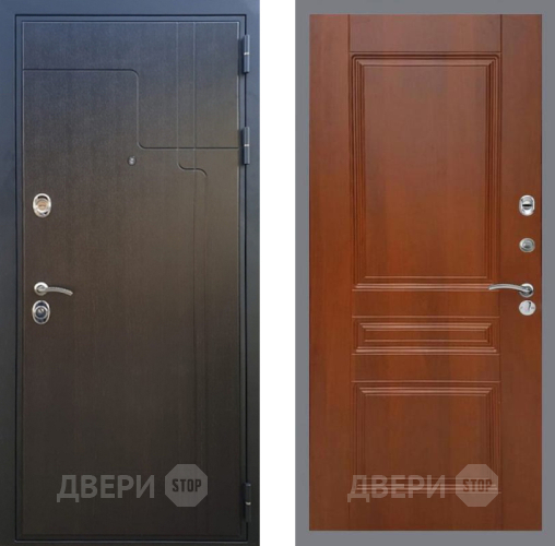Входная металлическая Дверь Рекс (REX) Премиум-246 FL-243 Итальянский орех в Химках