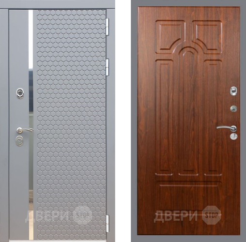 Входная металлическая Дверь Рекс (REX) 24 FL-58 Морёная берёза в Химках