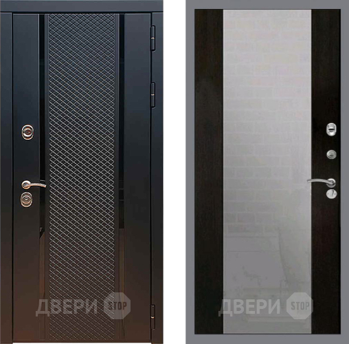 Входная металлическая Дверь Рекс (REX) 25 СБ-16 Зеркало Венге в Химках