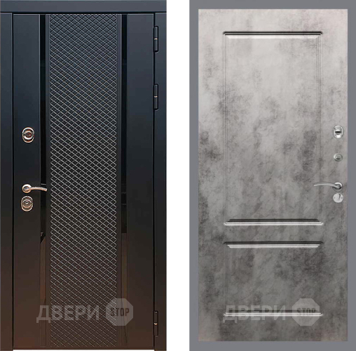 Дверь Рекс (REX) 25 FL-117 Бетон темный в Химках