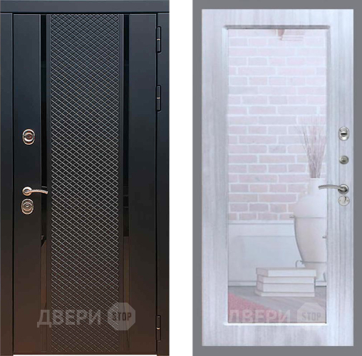 Дверь Рекс (REX) 25 Зеркало Пастораль Сандал белый в Химках