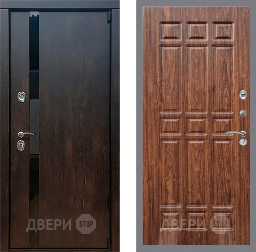 Дверь Рекс (REX) 26 FL-33 орех тисненый в Химках
