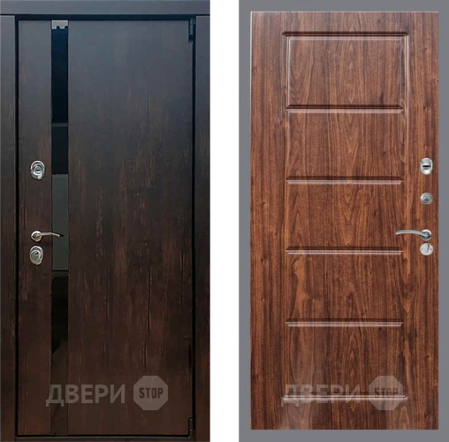 Дверь Рекс (REX) 26 FL-39 орех тисненый в Химках