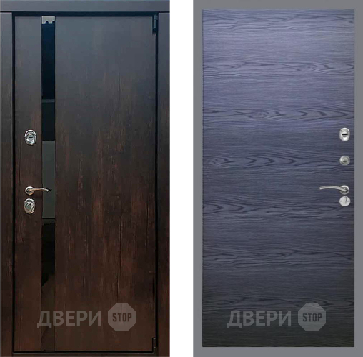 Дверь Рекс (REX) 26 GL Дуб тангенальный черный в Химках