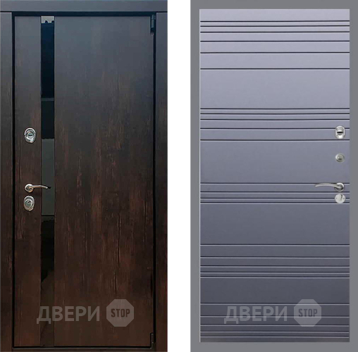 Дверь Рекс (REX) 26 Line Силк титан в Химках