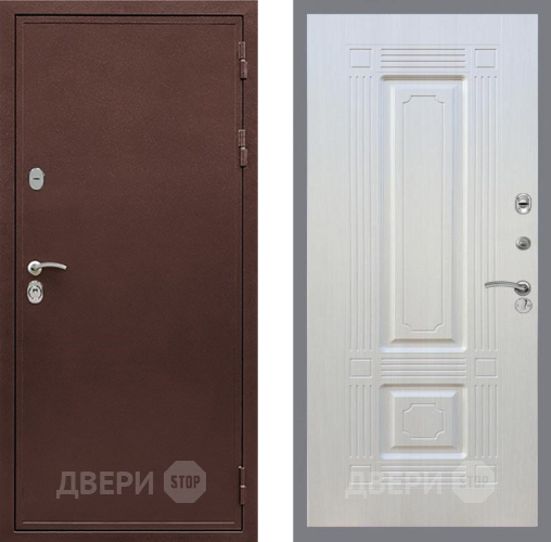 Дверь Рекс (REX) 5 металл 3 мм FL-2 Лиственница беж в Химках