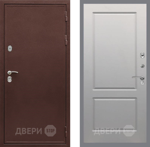 Дверь Рекс (REX) 5 металл 3 мм FL-117 Грей софт в Химках