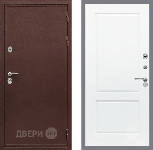 Дверь Рекс (REX) 5 металл 3 мм FL-117 Силк Сноу в Химках