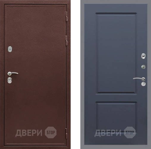Дверь Рекс (REX) 5 металл 3 мм FL-117 Силк титан в Химках