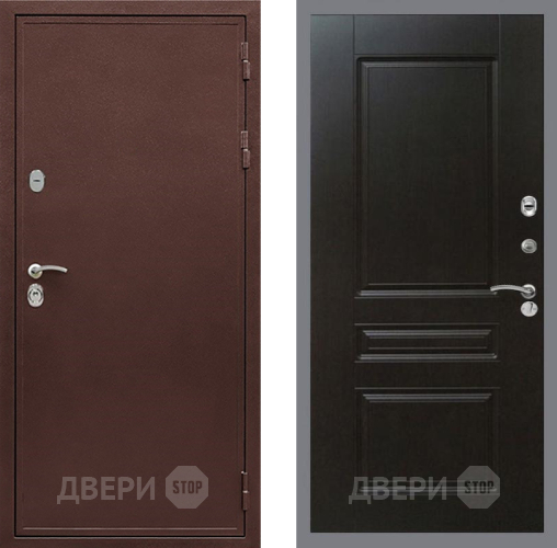 Входная металлическая Дверь Рекс (REX) 5 металл 3 мм FL-243 Венге в Химках