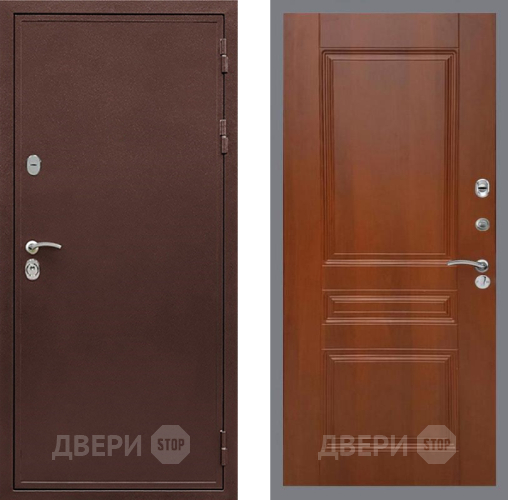 Дверь Рекс (REX) 5 металл 3 мм FL-243 Итальянский орех в Химках