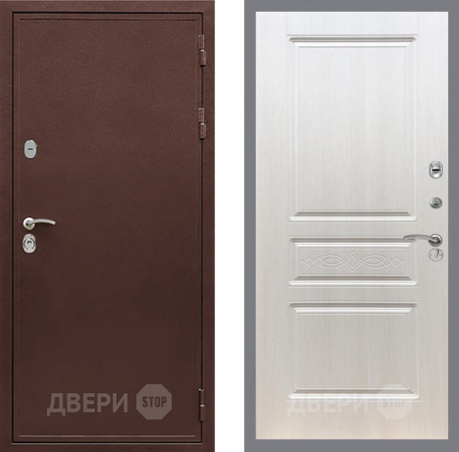 Входная металлическая Дверь Рекс (REX) 5 металл 3 мм FL-243 Лиственница беж в Химках
