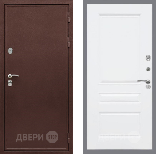 Дверь Рекс (REX) 5 металл 3 мм FL-243 Силк Сноу в Химках